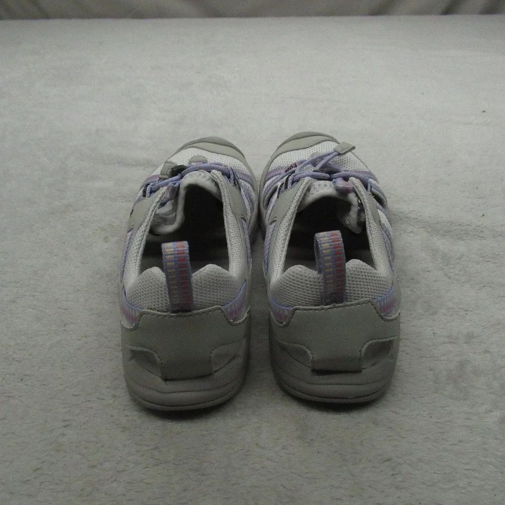 Teva Kids 3‎ Manatee Sandals Grey Bungee Lace Footbed Athletic Outdoor Hiking
